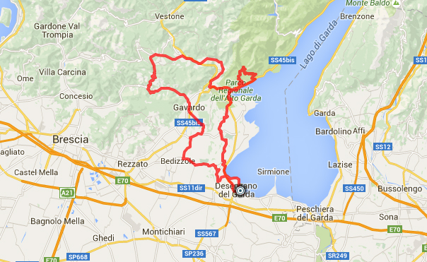 percorso medio colnago cycling festival 2016